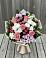 Букет цветов из: Альстромерии, Гвоздики, Розы и Хризантемы в Растуново