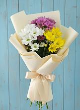 Букет цветов из:  Хризантемы #REPLACE_PRED# Растуново