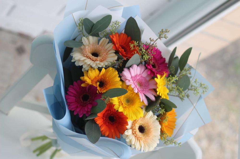 Букет цветов из: Герберы в Растуново