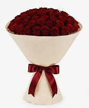 Букет 101 Бордовая роза Блэк Бакарра #REPLACE_PRED# Растуново