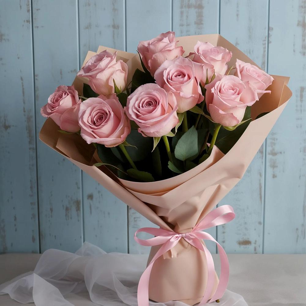 Букет цветов из: Розы в Растуново