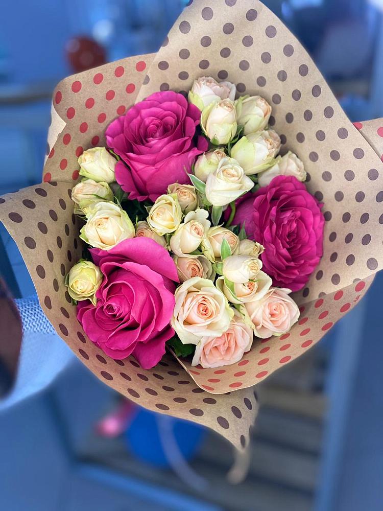 Букет цветов из: Розы в Растуново