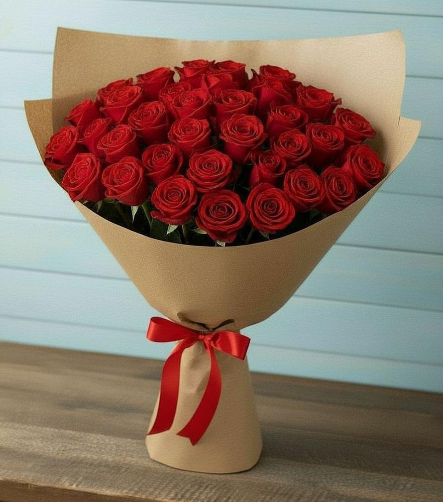 Букет Красные розы Милано в Растуново