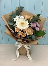 Букет цветов из:  Герберы и Хризантемы в Растуново