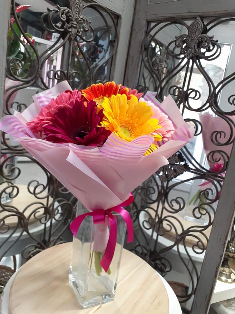 Букет цветов из: Герберы в Растуново