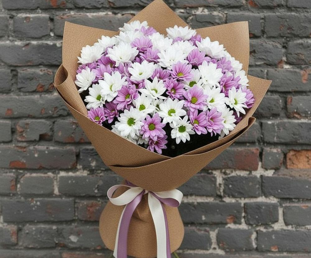 Букет цветов из: Хризантемы в Растуново
