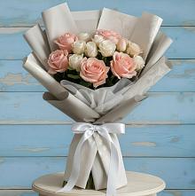 Букет цветов из:  Розы в Растуново