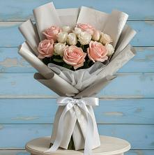 Букет цветов из:  Розы в Растуново