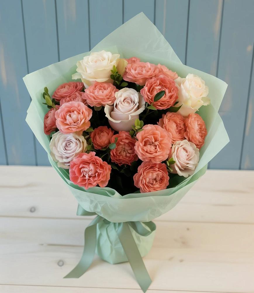 Букет цветов из: Розы в Растуново