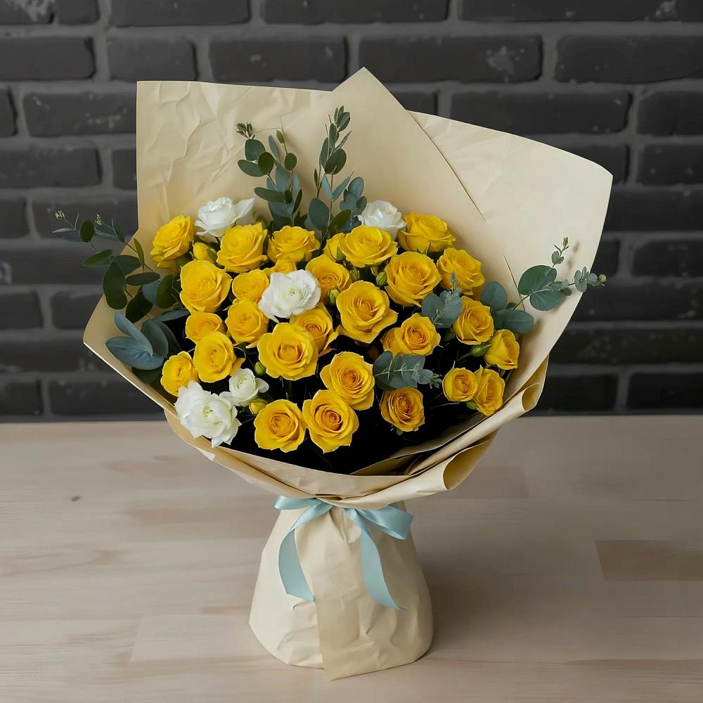 Букет цветов из: Розы в Растуново