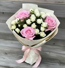 Букет цветов из:  Розы в Растуново