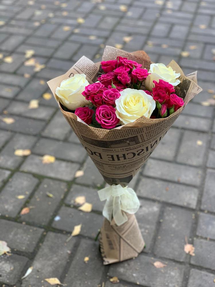 Букет цветов из: Розы в Растуново