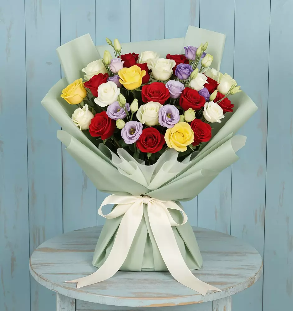 Букет цветов из: Розы в Растуново